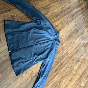 Lucy Tech black zip up track jacket